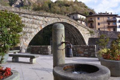 ponte romano di Pont Saint Martin